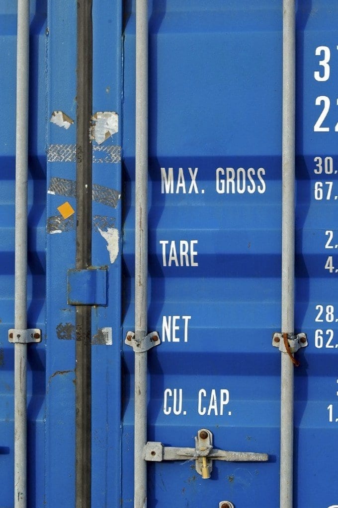 container weight rule