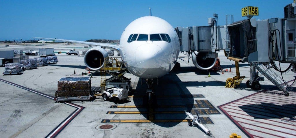 cargo airplane loading