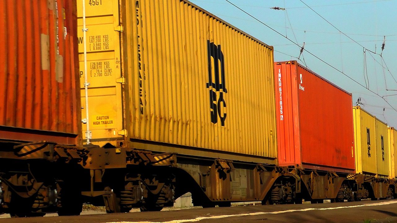 freight train rail cargo