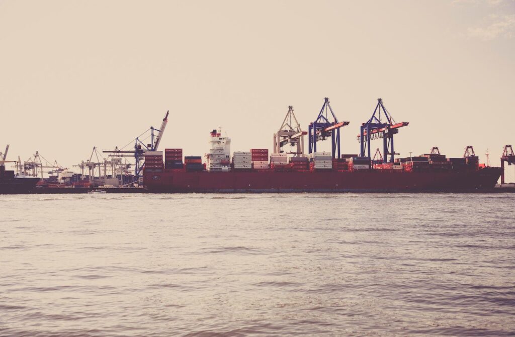 freight cargo at port