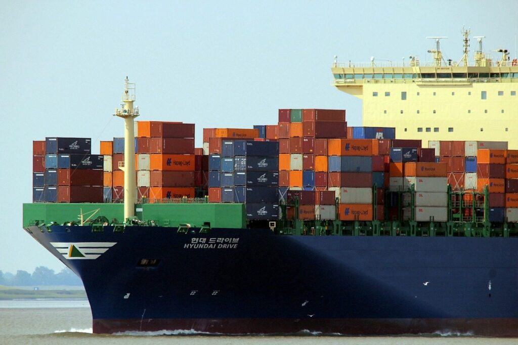 Photo of a Cargo Ship
