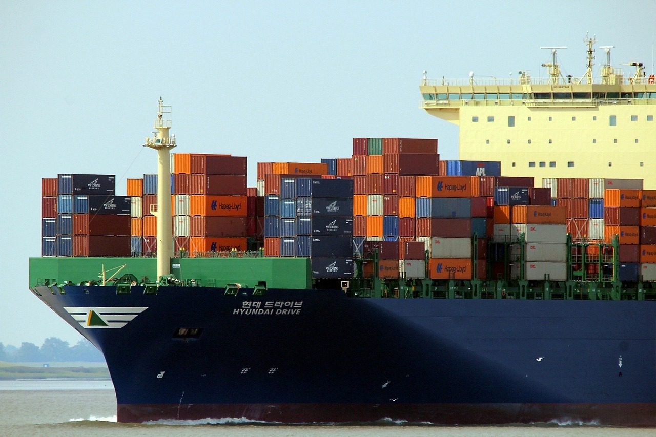 Photo of a Cargo Ship