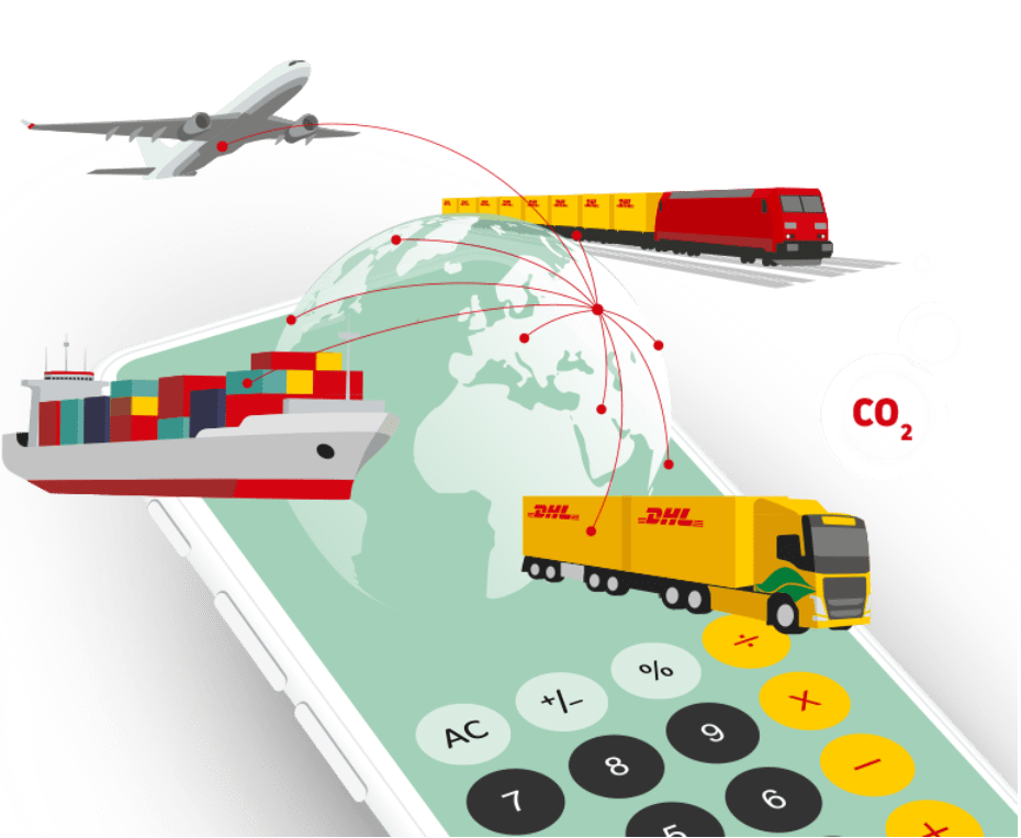 Green supply chain with carbon tracking visualization