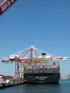 Freight Shipment in the Port of Long Beach
