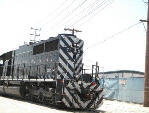 Train at Port of LA