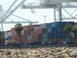 Port of Long Beach cargo containers