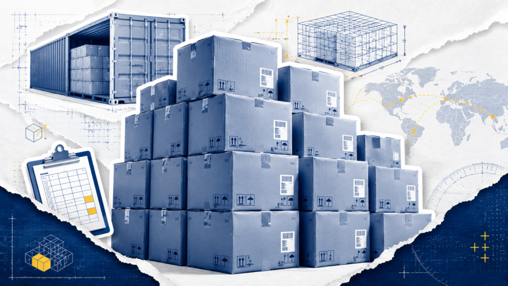 High-volume packaging imports supported by optimized container planning and global freight strategy